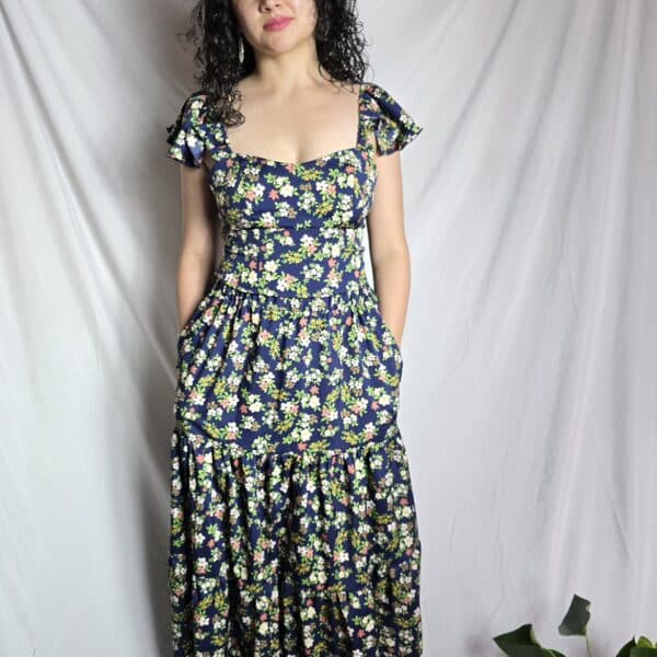 Set EUSEBIA - Flores (Azul)