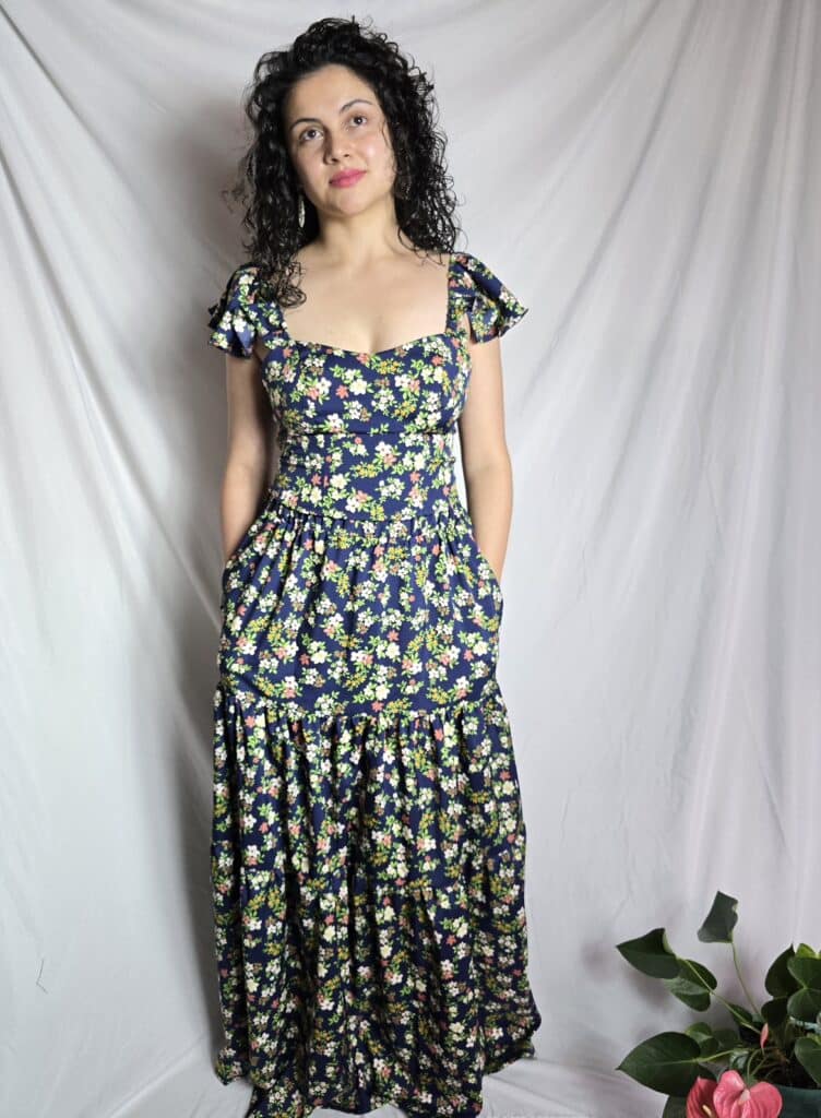 Set EUSEBIA - Flores (Azul)