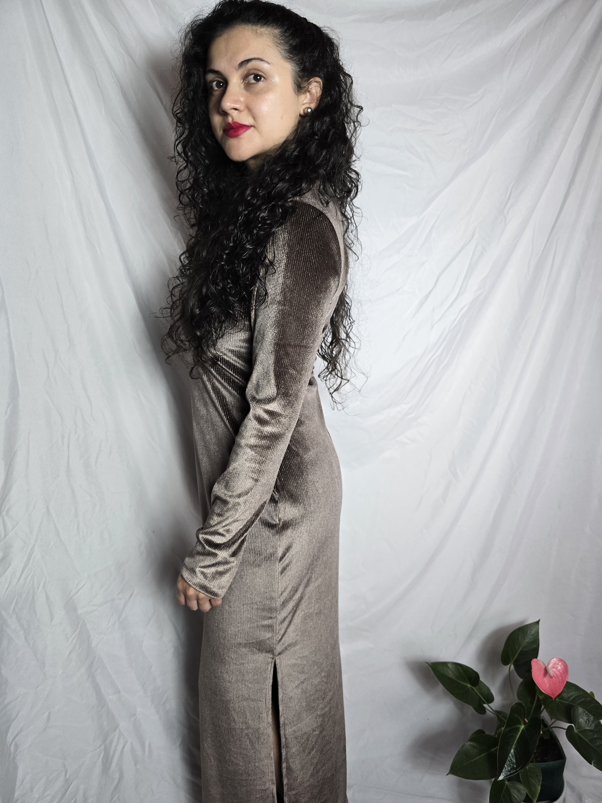 Vestido ERIKA - Moca - Image 5