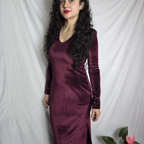 Vestido ERIKA - Vinotinto